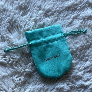 Authentic Tiffany & Co. Turquoise Jewelry Pouch